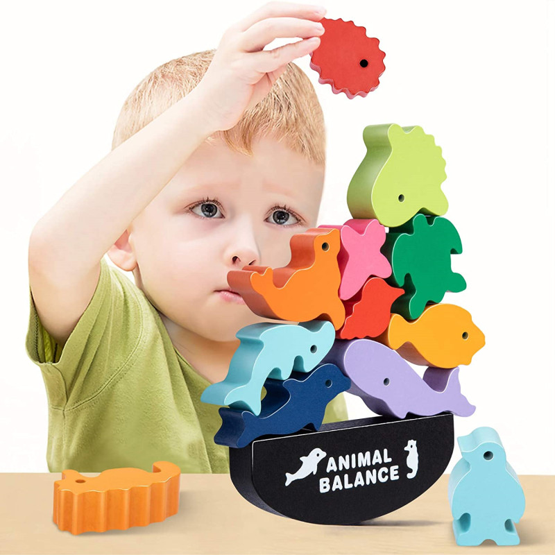 Board Game Enthusiast - Nowe dzieci Montessori drewniane klocki do