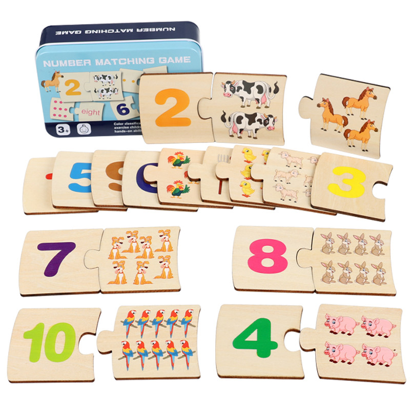 Board Game Enthusiast - Drewniane puzzle dla dzieci z motywem