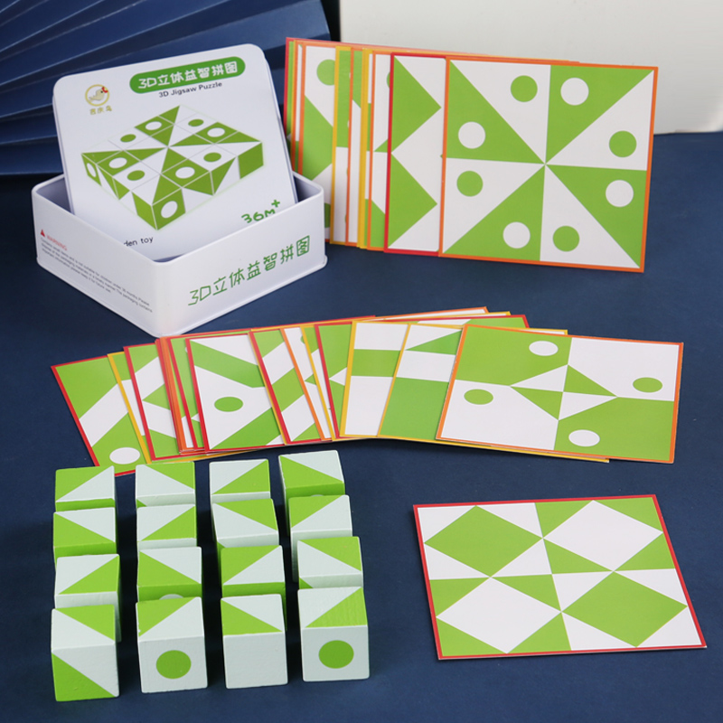 Drewniane puzzle 3D gra kształ – Board Game Enthusiast recenzja i cena