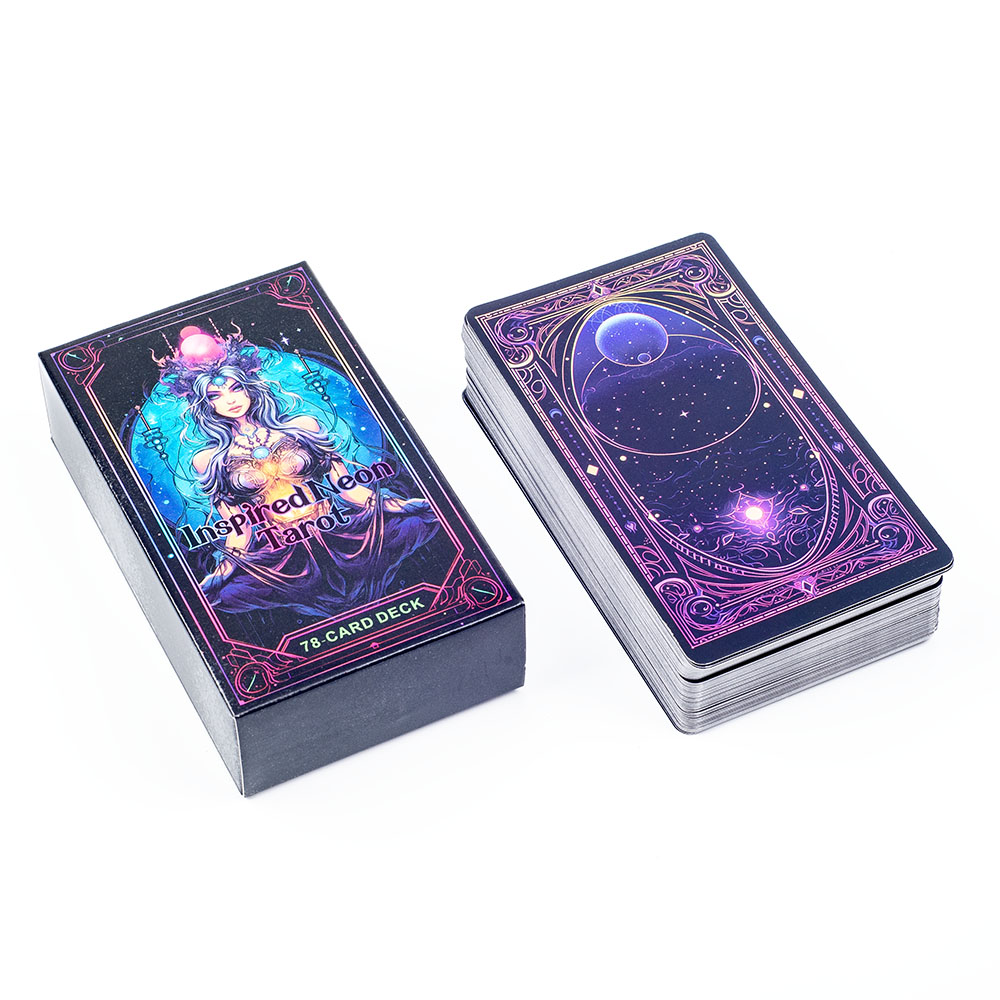 Inspired Neon Tarot Deck 78 Ka – Board Game Life recenzja i cena